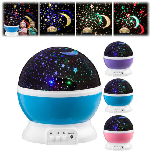 Toys For 2-10 Year Old Kids Led Night Light Star Moon Constellation Xmas Gift