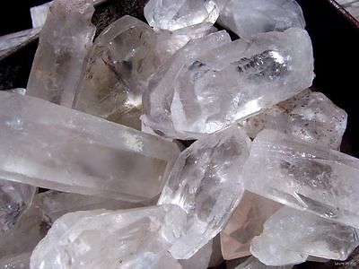 Unsearched Natural Quartz Crystal Points - 1000 Carats - Metaphysical Healing